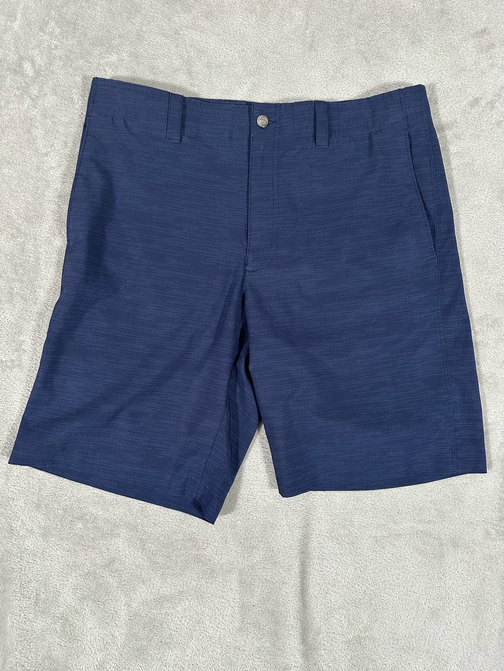 Callaway Men's Size 34 Opti-Dri Performance Golf Shorts Stretch Flat Front Blue